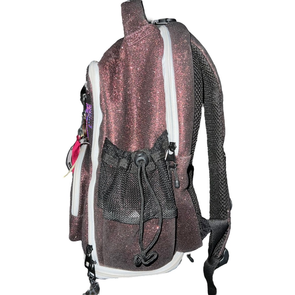 Rebel Athletic Backpack Rebel Dream Maroon With White Zipper Bag - Picture 14 of 16